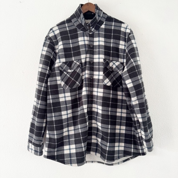 freedom foundry Other - Freedom Foundry Plaid Ultra Soft Fleece Button Up Sherpa Lined Button Up XL